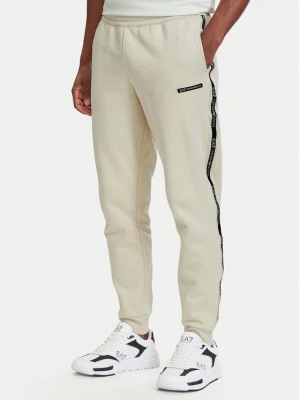 EA7 Emporio Armani Spodnie dresowe 7M002198 AF10377 U1079 Beżowy jasny Slim Fit