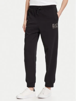 EA7 Emporio Armani Spodnie dresowe 7W000418 AF12473 MC021 Czarny Regular Fit