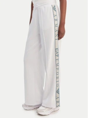 EA7 Emporio Armani Spodnie dresowe 7W001155 AF12501 U0002 Biały Relaxed Fit