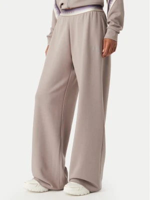 EA7 Emporio Armani Spodnie dresowe 7W001517 AF12501 U6100 Beżowy ciemny Wide Leg