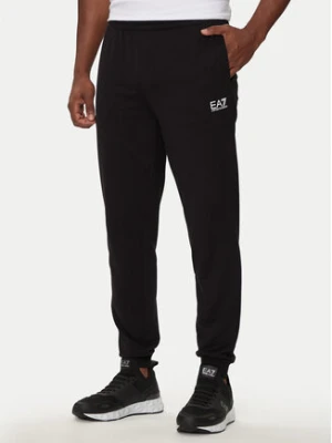 EA7 Emporio Armani Spodnie dresowe 8NPP66 PJVRZ 1200 Czarny Regular Fit