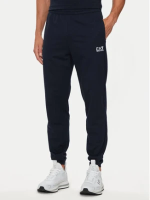 EA7 Emporio Armani Spodnie dresowe 8NPP66 PJVRZ 1562 Granatowy Regular Fit