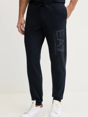 EA7 Emporio Armani spodnie dresowe bawełniane