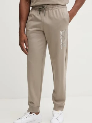 EA7 Emporio Armani spodnie dresowe bawełniane