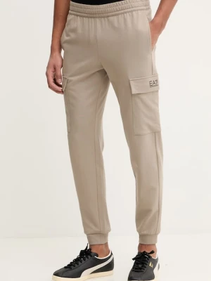 EA7 Emporio Armani spodnie dresowe bawełniane