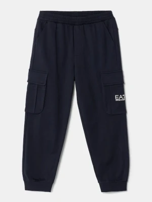 EA7 Emporio Armani spodnie dresowe bawełniane dziecięce