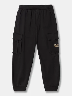 EA7 Emporio Armani spodnie dresowe bawełniane dziecięce
