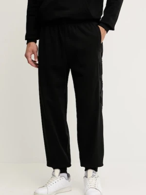 EA7 Emporio Armani spodnie dresowe bawełniane męskie kolor czarny gładkie AF10432.7M000154
