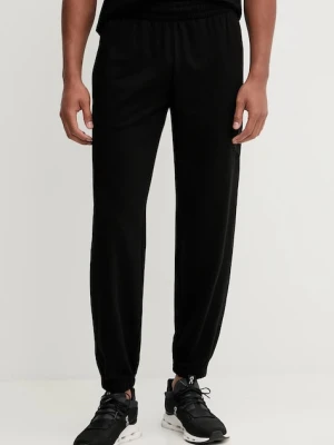 EA7 Emporio Armani spodnie dresowe bawełniane męskie kolor czarny z aplikacją AF13512.7M000906