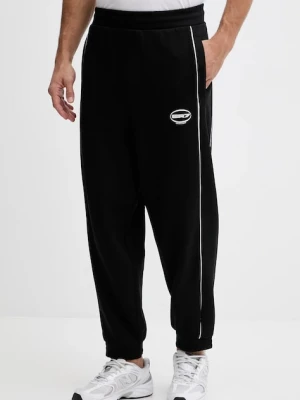 EA7 Emporio Armani spodnie dresowe męskie kolor czarny z nadrukiem AF12660.7M000987