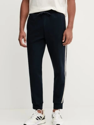 EA7 Emporio Armani spodnie dresowe męskie kolor fioletowy z nadrukiem AF10377-7M000974