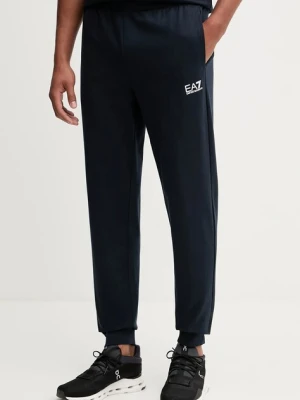EA7 Emporio Armani spodnie dresowe męskie kolor granatowy z nadrukiem PJVRZ.8NPP66