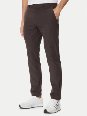 EA7 Emporio Armani Spodnie materiałowe 7M000509 AF14589 U6027 Brązowy ciemny Slim Fit