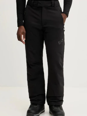 EA7 Emporio Armani spodnie narciarskie kolor czarny AF13887.7M000455