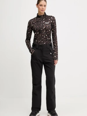 EA7 Emporio Armani spodnie narciarskie kolor czarny AF13887.7W000383