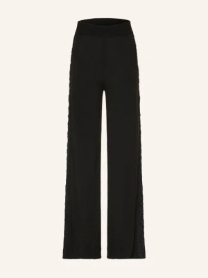 ea7 Emporio Armani Spodnie Z Dzianiny schwarz CZARNY