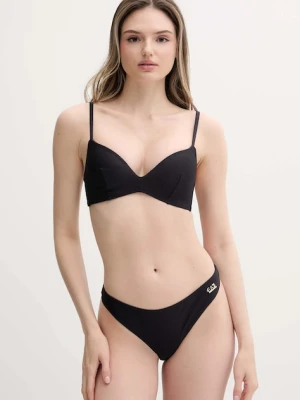 EA7 Emporio Armani strój kąpielowy kolor granatowy lekko usztywniona miseczka AF12214.7W000295