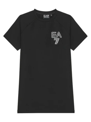 EA7 Emporio Armani Sukienka codzienna 7G000049 AF12484 UC001 Czarny Relaxed Fit