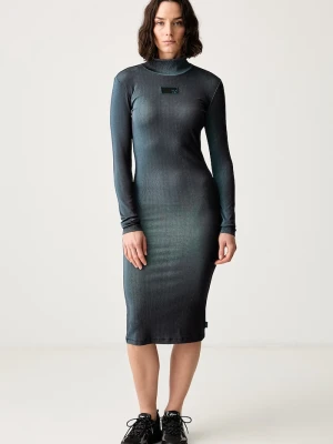 EA7 Emporio Armani sukienka turkusowy