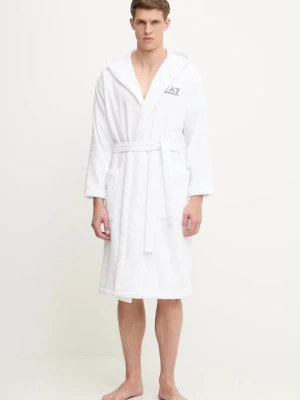 EA7 Emporio Armani szlafrok bawełniany kolor biały AF14014.7M000441