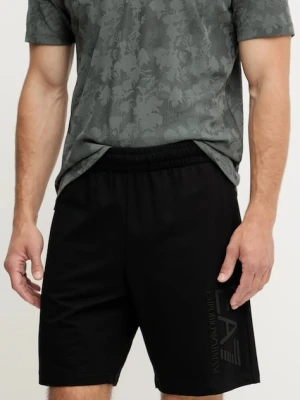 EA7 Emporio Armani szorty bawełniane męskie kolor czarny AF13512.7M000232