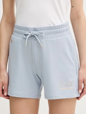 EA7 Emporio Armani szorty damskie z wiskozą