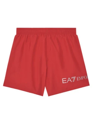 EA7 Emporio Armani Szorty kąpielowe 7B000109 AF13049 M5023 Czerwony Regular Fit