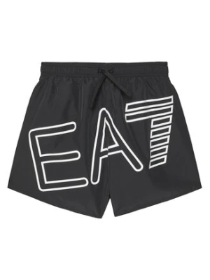 EA7 Emporio Armani Szorty kąpielowe 7B000109 AF17231 UC001 Czarny Regular Fit