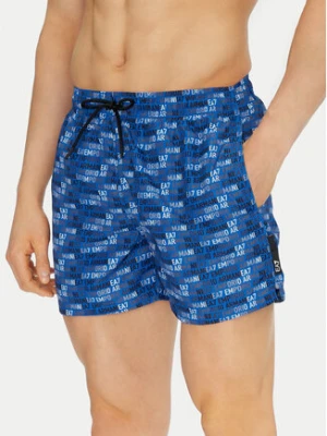 Zdjęcie produktu EA7 Emporio Armani Szorty kąpielowe 7M000510 AF13059 FB067 Niebieski Regular Fit