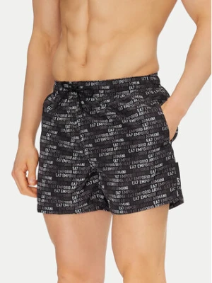 EA7 Emporio Armani Szorty kąpielowe 7M000510 AF13059 MC085 Czarny Regular Fit