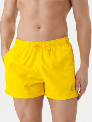 EA7 Emporio Armani Szorty kąpielowe 7M001677 AF13019 M2004 Żółty Regular Fit