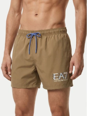 EA7 Emporio Armani Szorty kąpielowe 7M001678 AF21069 U6167 Beżowy Regular Fit