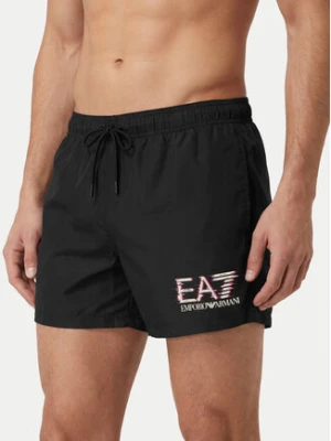 EA7 Emporio Armani Szorty kąpielowe 7M001678 AF21069 UC001 Czarny Regular Fit
