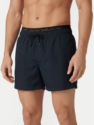 EA7 Emporio Armani Szorty kąpielowe 7M001689 AF21074 UB102 Granatowy Regular Fit