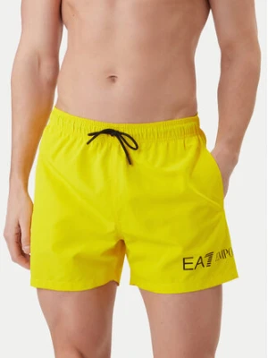 EA7 Emporio Armani Szorty kąpielowe 7M002000 AF13049 M2047 Żółty Regular Fit