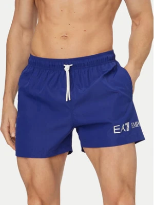 EA7 Emporio Armani Szorty kąpielowe 7M002000 AF13049 MB471 Niebieski Regular Fit
