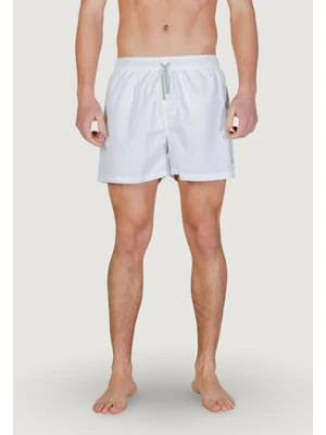 EA7 Emporio Armani Szorty kąpielowe 7M002001 AF14497 M0076 Biały Regular Fit