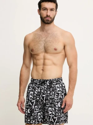 EA7 Emporio Armani szorty kąpielowe kolor czarny AF13069.7M000520