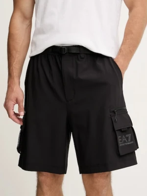 EA7 Emporio Armani szorty męskie kolor czarny AF13392.7M000135