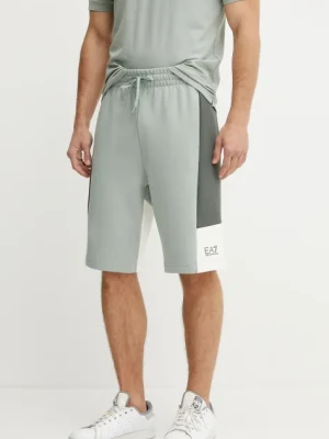 EA7 Emporio Armani szorty męskie kolor zielony AF12660.7M000280