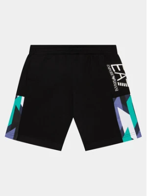 EA7 Emporio Armani Szorty plażowe 3DBS59 BJ05Z 1200 Czarny Regular Fit