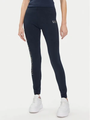 EA7 Emporio Armani Szorty sportowe 3DTS51 TJTXZ 1555 Granatowy Regular Fit