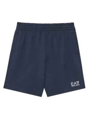 EA7 Emporio Armani Szorty sportowe 7B000026 AF10380 UB102 Granatowy Regular Fit