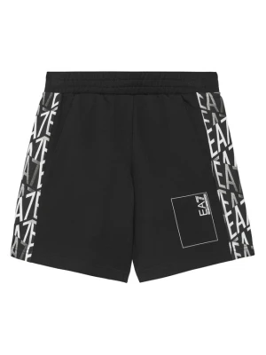 EA7 Emporio Armani Szorty sportowe 7B000077 AF10380 UC001 Czarny Regular Fit