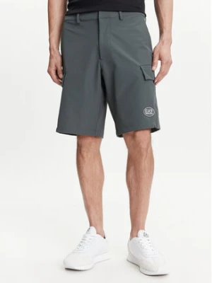 EA7 Emporio Armani Szorty sportowe 7M000196 AF13554 U8109 Zielony Regular Fit