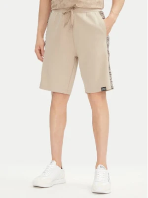 EA7 Emporio Armani Szorty sportowe 7M000217 AF12660 U6155 Beżowy Regular Fit