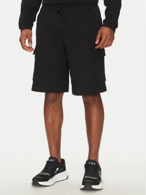 EA7 Emporio Armani Szorty sportowe 7M000326 AF12660 UC001 Czarny Regular Fit