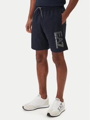 EA7 Emporio Armani Szorty sportowe 7M001315 AF13512 Granatowy Regular Fit