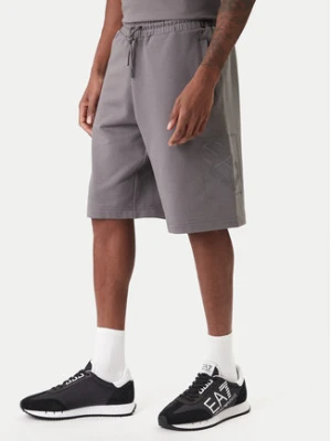 EA7 Emporio Armani Szorty sportowe 7M001491 AF17787 U8086 Szary Regular Fit