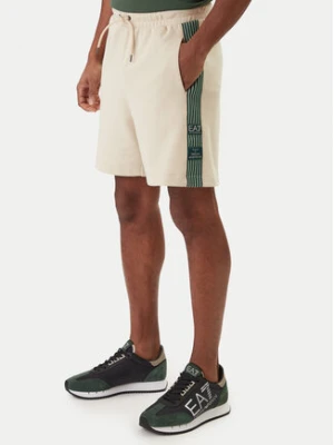 EA7 Emporio Armani Szorty sportowe 7M001501 AF12660 Beżowy Regular Fit